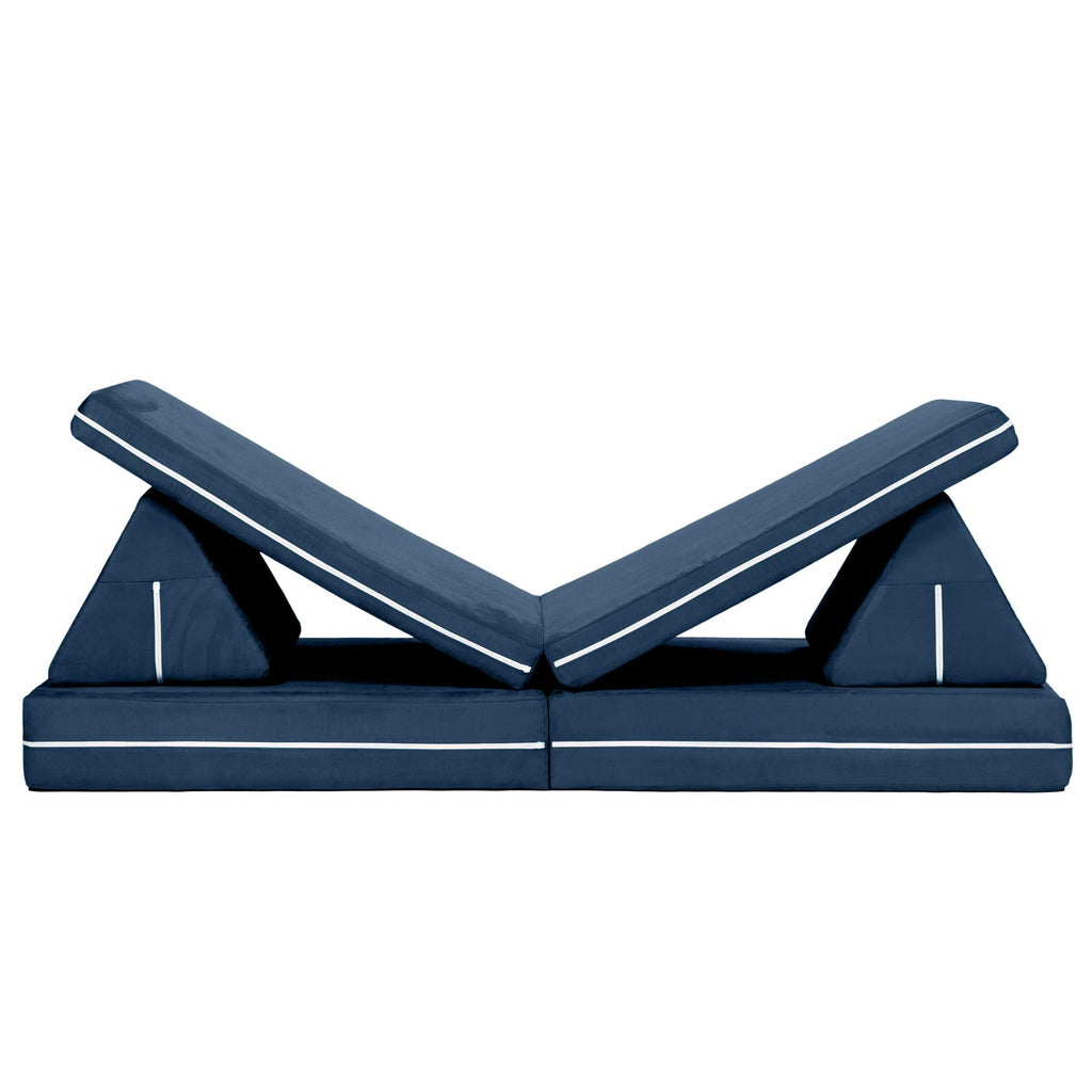 Jaxx Zipline Playscape - Imaginative Furniture Playset For Creative Kids, Navy