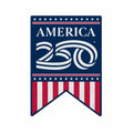 Rico Industries USA AMERICAS 250TH BIRTHDAY Shape Cut Pennant - Home and Living Room D  cor - Soft Felt EZ to Hang