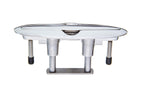 Attwood 66516-1 Retractable Low-Profile Stainless Steel Marine Boat 7-Inch Neat Cleat (66516-7)