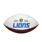 Wilson Nfl Live Signature Autograph Football - Official Size, Detroit Lions