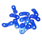 Honbay 12Pcs Aluminum Alloy Tent Rope Tensioner Dual Holes Wind Rope Tent Buckle Guyline Cord Adjuster Camping Tightening Clasp