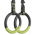 Gymnastic Rings With Adjustable Straps, Quolix Non-Slip Pull Up Rings With Straps, 1300Lbs Exercise Rings With Straps For Home, 