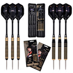 One80 ?He Dark Destroyerprofessional Steel Tip Dart 6 Barrels In Two Styles(20/22G) With Aluminum Shafts, Thick Flight, Slim Cas