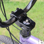 Makelen Bike Stem For Bmx Bike Aluminum Alloy Fixed Gear Bicycle Stem Bright Black