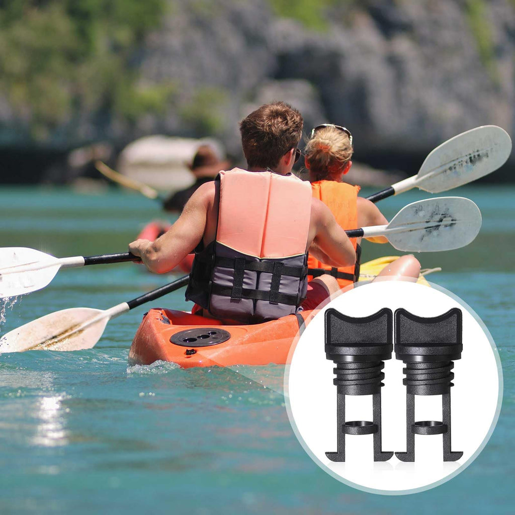 Boao  Nylon  Kayak  Drain  Plugs  Thread  Drain  Plugs  For  Kayak  Dinghy  Canoe  Boat (Red, 6 Pieces)