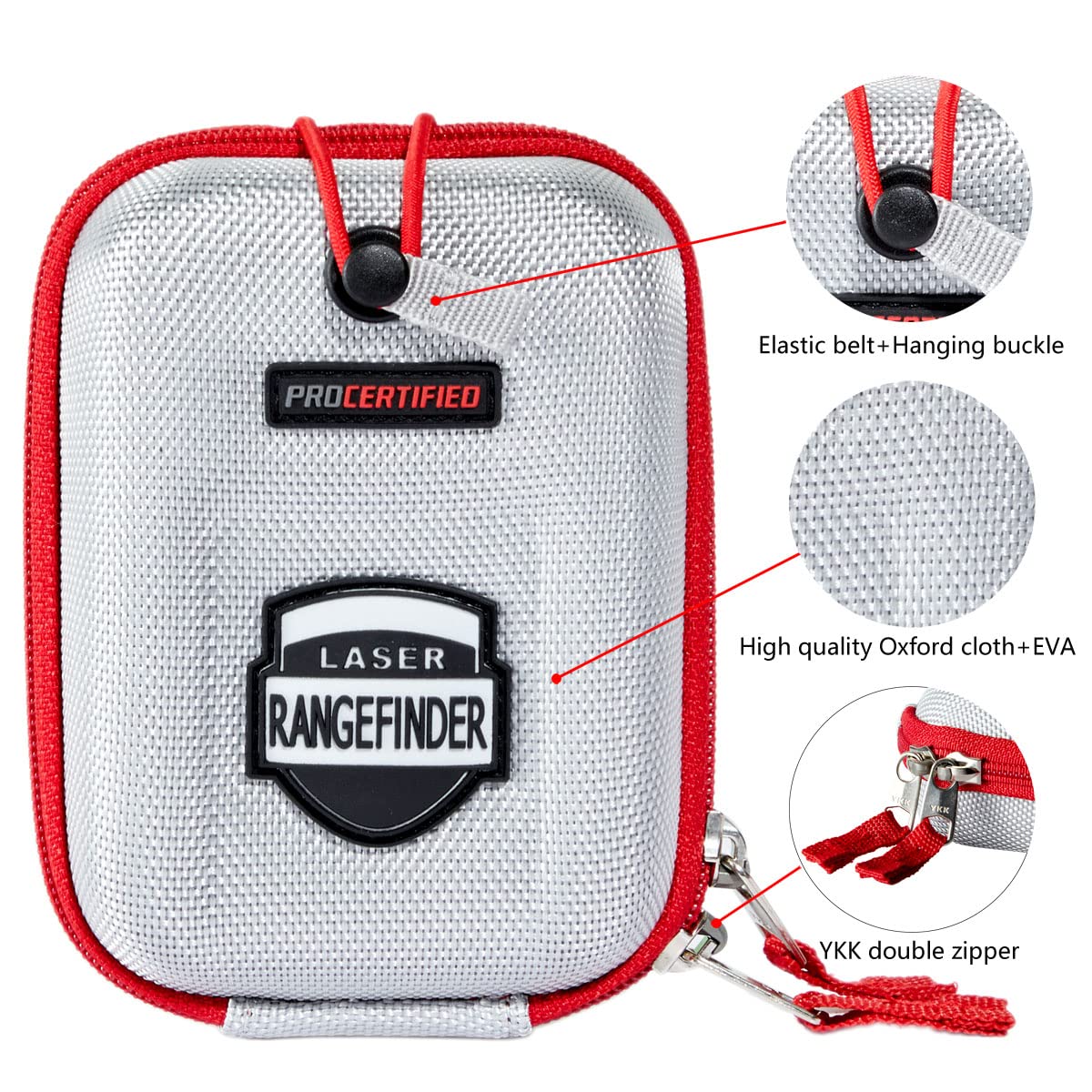 Jawegolf Golf Rangefinder Hard Shell Carry Case Box Eva Bag Compatible With Callaway 300 Pro & Bushnell V6 V5 V4 V3 V2 Pro X2 Pr