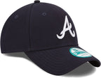 New Era Mlb The League 9Forty Adjustable Hat Cap One Size Fits All (Atlanta Braves Navy)