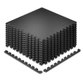 0.56 Thick Rubber Top Exercise Mat, Puzzle Gym Flooring for Home Gym,Heavy Duty Gym Mat for Workout Equipment, Interlocking Floo