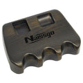 Naissgo Cue Rest Cue Stick Holder Pool Cue Holder(Wood, Deep Brown,3 Holes)
