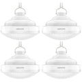 Lisaavo Tent Light Rechargeable 2400mAh Waterproof for Camping,Outdoor,Power Outage(4 Pack)