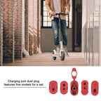 Tomall Silicone Charge Port Cover Rubber Plug Silicone Plug Red Charging Dust Silicone Plug 5 Pcs Compatible For Xiaomi M365 Ele