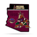 Rico Industries Nhl Arizona Coyotes State Shape Shape Cut Pennant - Home And Living Room D  Cor - Soft Felt Ez To Hang