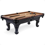 Barrington Billiards 7.5' Belmont Drop Pocket Table With Pool Ball And Cue Stick Set