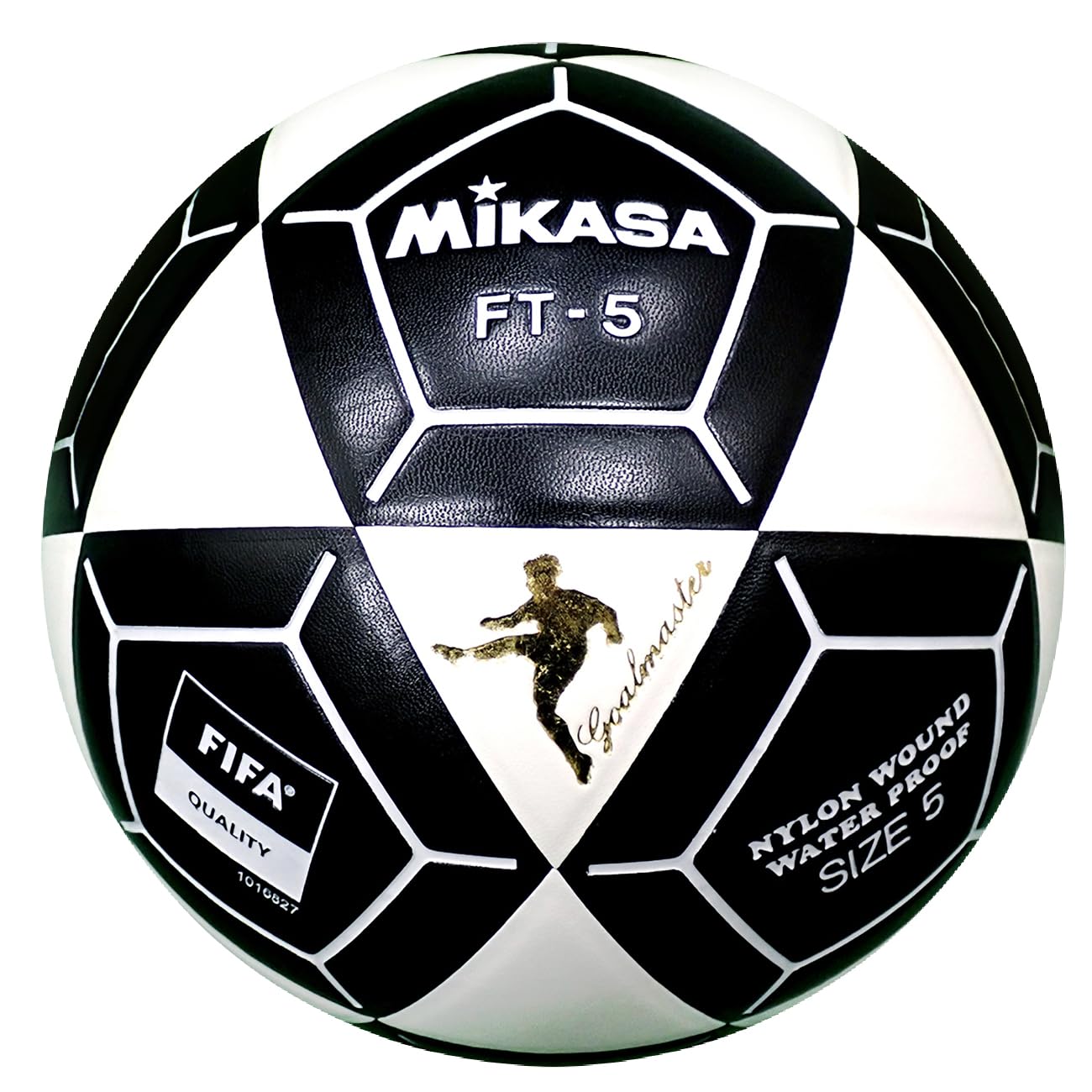 Mikasa Ft5A Goal Master Soccer Ball, White/Black, Size 5