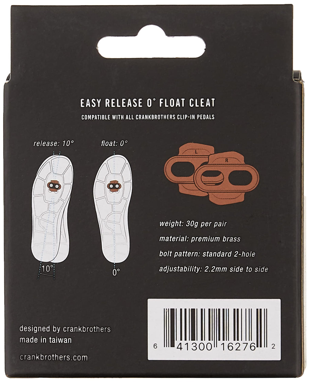 Crankbrothers Pedal Cleat Easy Release 0 Degree Float