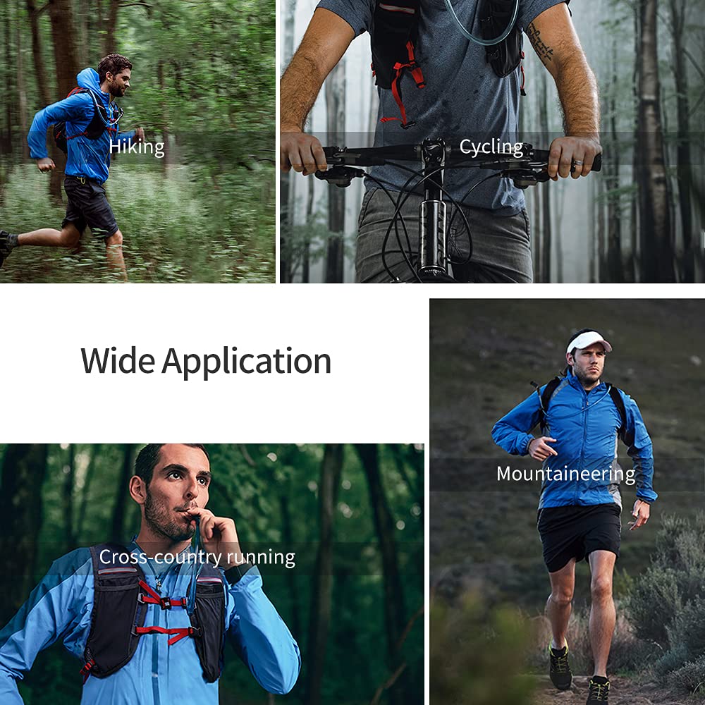 Mdvora 1.5L Hydration Bladder Cleaning Kit, Large Opening Water Bladder For Cycling Hiking Camping
