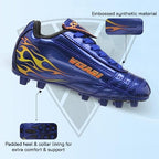 Blaze Firm Ground Soccer Cleats - Blue/Orange - Vizari Sports