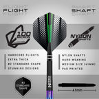Red Dragon Razor Edge Spectron 18 Gram Softip Tungsten Darts With Flights And Stems