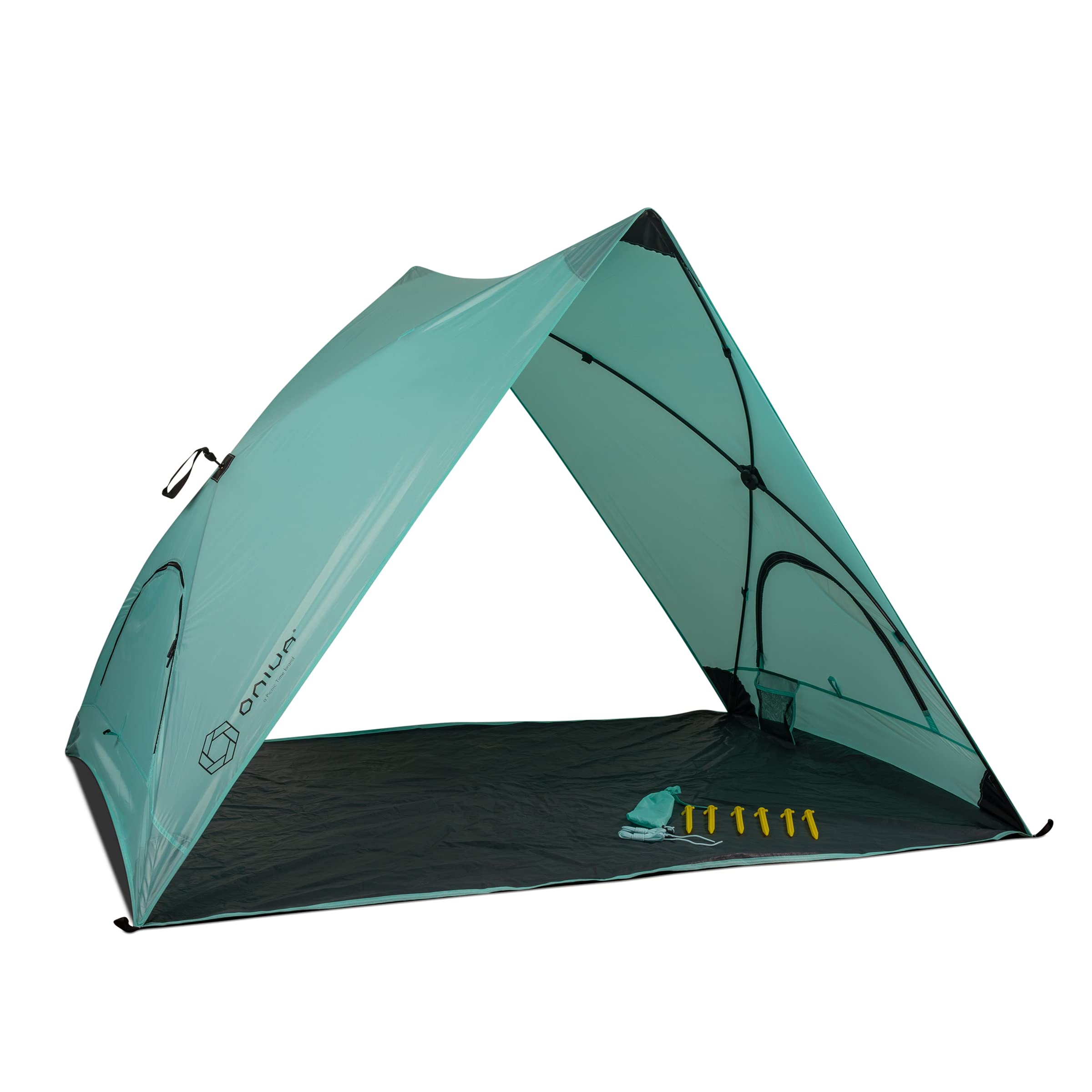 ONIVA - a Picnic Time Brand - Pismo A-Frame Beach Tent - Pop Up Tent - Beach Shade, Ice Blue