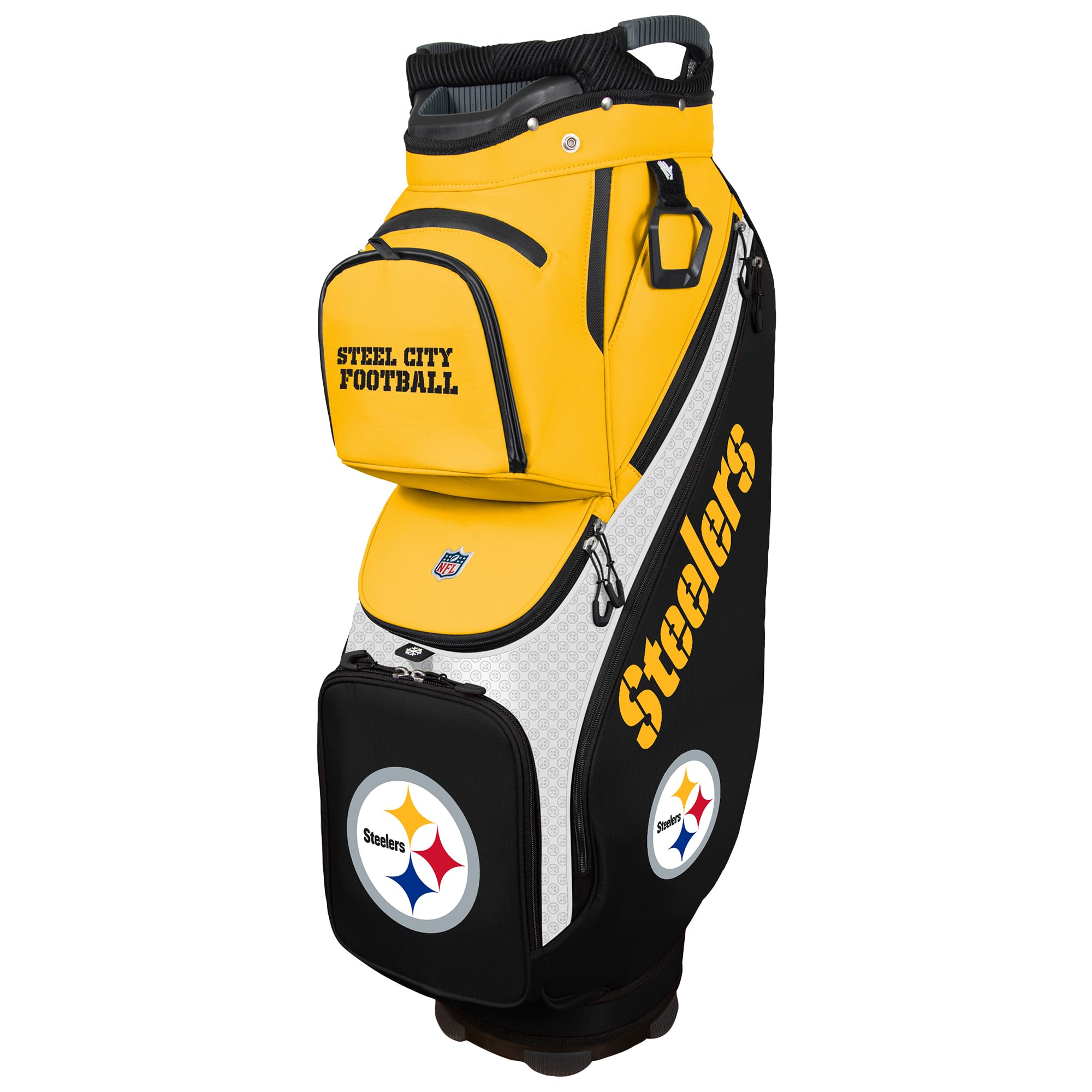 Team Effort Clubhouse Cooler Cart Bag NFL Pittsburgh Steelers