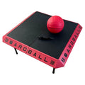 Boardball Sport Portable Volleyball Board Game Set, Indoor & Outdoor Play with Rubber Top Surface Board, Full-Size Ball and Hand