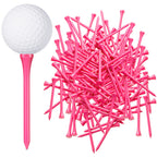 Jenaai 200 Pcs Golf Tees Bamboo Golf Tees Professional Golf Tees Bulk For Women Girls Golf Club Accessories (3-1/4 Inch,)