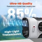 Bestsee Golf Laser Rangefinder With Slope, 1500Y Range Finder, 0.3S Flagpole Locking Vibration, 7X Magnification, Magnet Stripe,