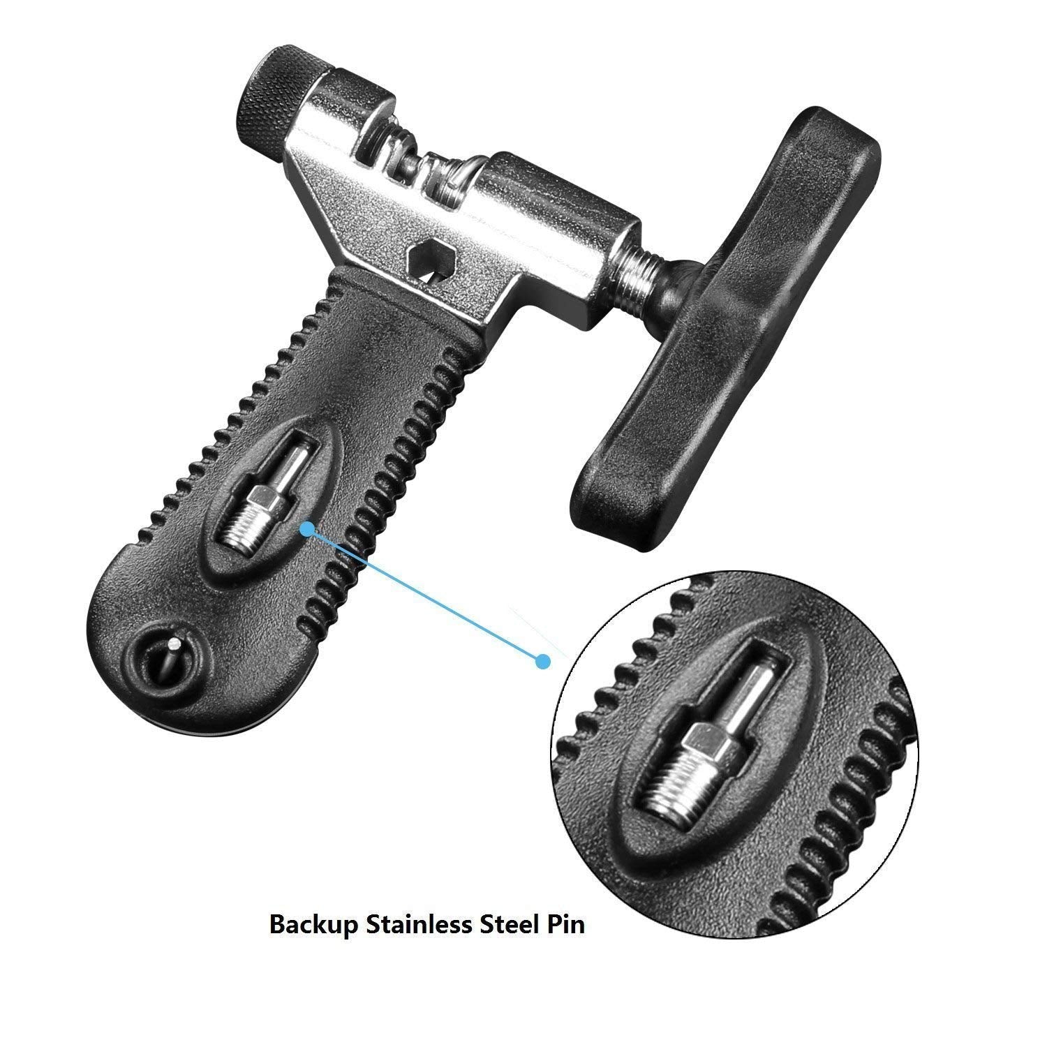 Oumers Universal Bike Chain Tool With Chain Hook, Road And Mountain Bicycle Chain Repair Tool, Bike Chain Splitter Cutter Breake
