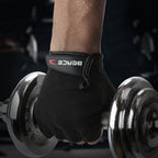 Beace Weight Lifting Gym Gloves With Breathable Leather Palm For Workout Exercise Training Fitness And Bodybuilding For Men  Wom