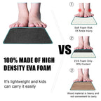 Fincome 8Ft Folding Balance Beam, Portable Gymnastics Beam Equipment With Non Slip Rubber Base & Suede Cover For Training/Practi