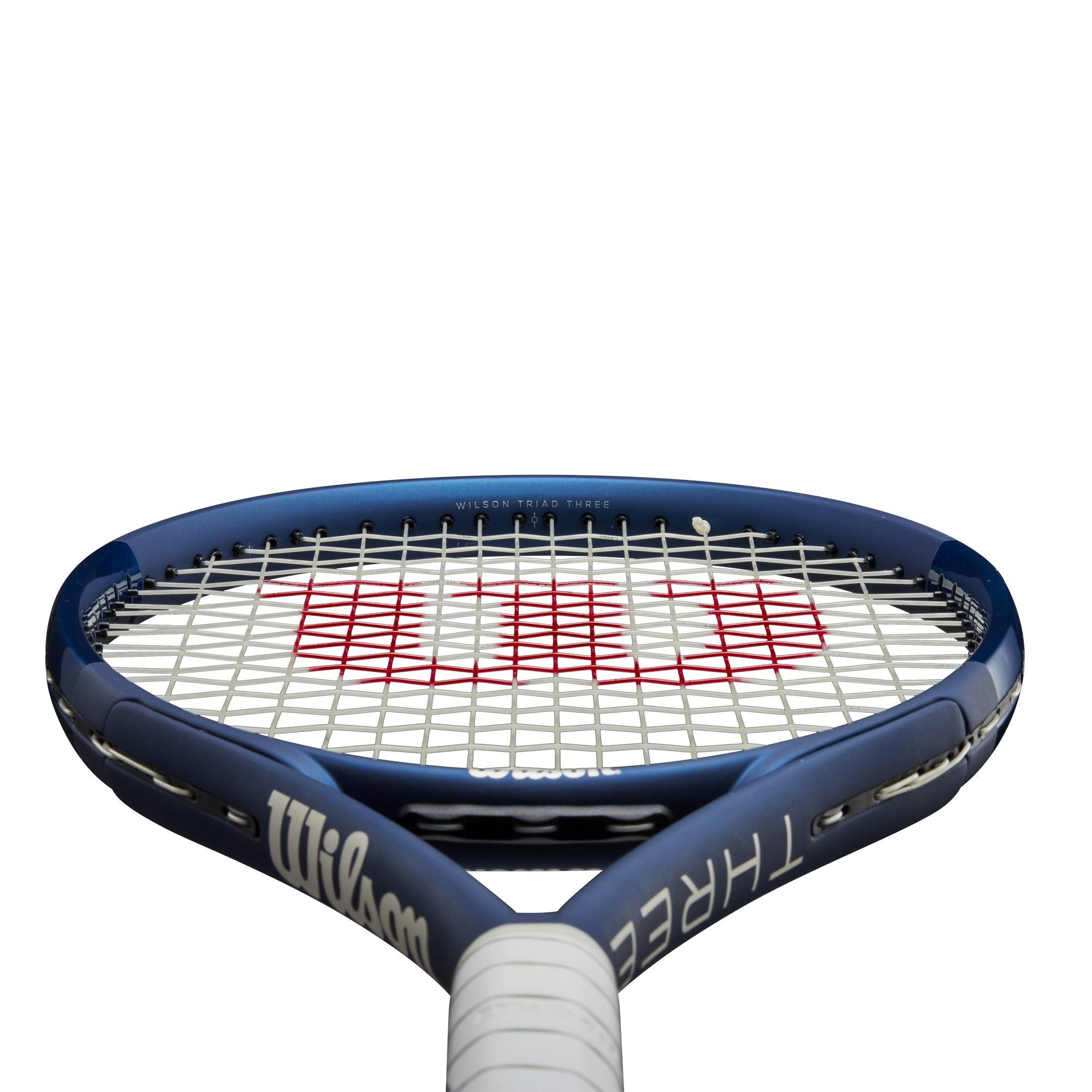 Wilson Triad Three Unstrung Performance Tennis Racket - Grip Size 3-4 3/8''