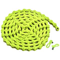 Zonkie Single-Speed Bicycle Chain 1/2 X 1/8 Inch 116 Links (Yellow, 1/2'' 1/8'' 116 Links)