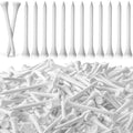 Mudder 150 Pack Golf Tees Bulk Wooden Bamboo Golf Tees Multicolor Wood for Men Balls Accessories (3-1/4 Inch,White)