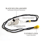 Ambitionjump Whistle For Coaches, Metal Whistles For Adults With Lanyard, Loud Sport Whistle For Referee Teacher Police Soccer G