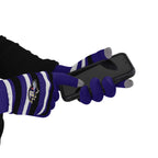 FOCO Baltimore Ravens NFL Stretch Gloves