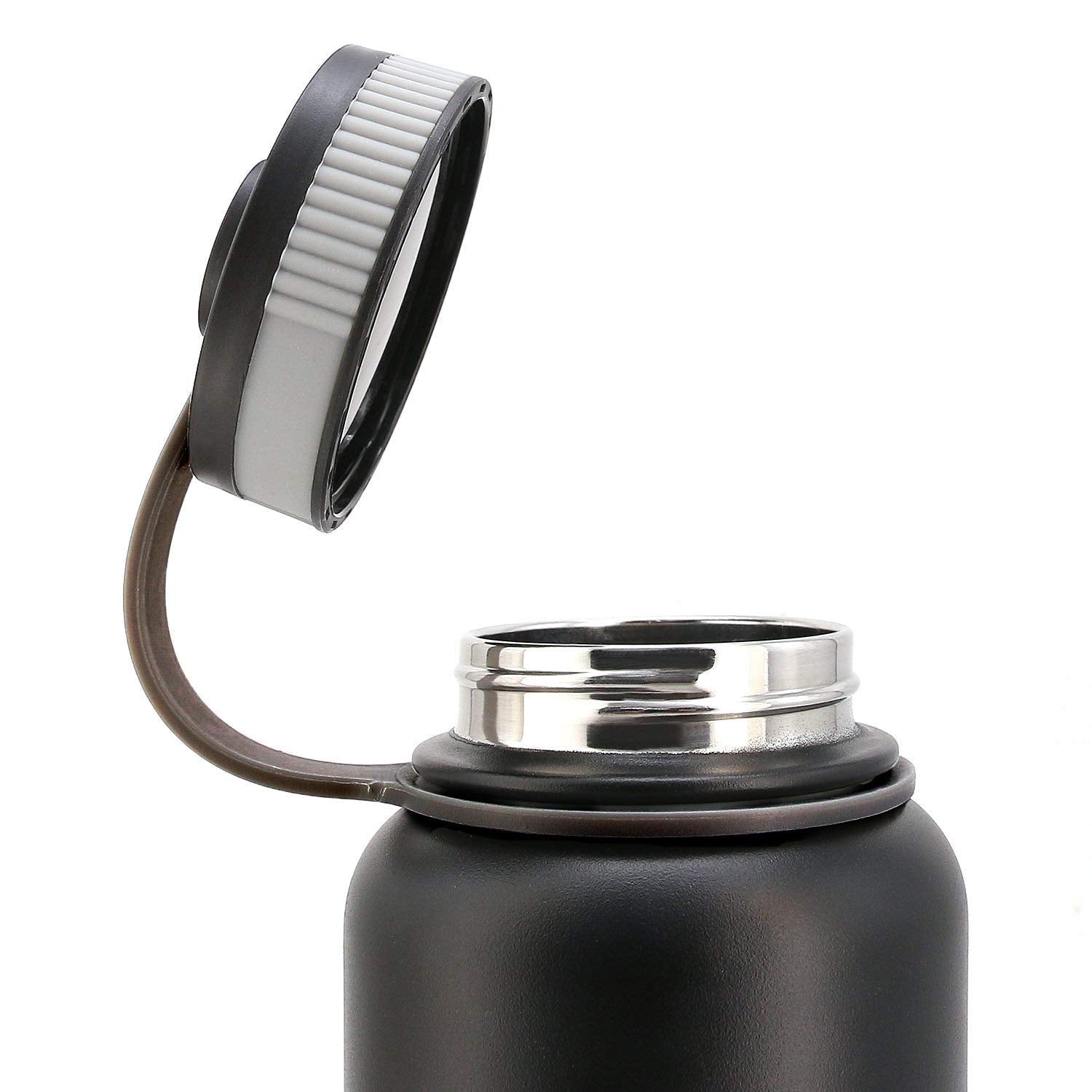 Replacement Lid For Hydro Flask Wide Mouth 12, 18, 32, 40 Oz Water Bottles, Wide Mouth Lid For Hydro Flask And Other Sports Wate