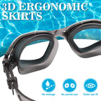 Win.Max Polarized Swimming Goggles Swim Goggles Anti Fog Anti Uv No Leakage Clear Vision For Men Women Adults Teenagers (Transpa