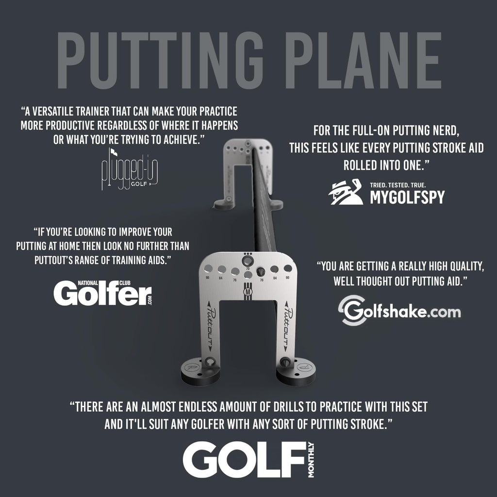 Puttout Putting Plane With Alignment Sticks And Gates