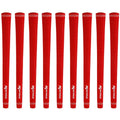 Karma Velour Red Jumbo (+1/16'') Golf Grips (9 Pack)
