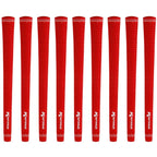 Karma Velour Red Jumbo (+1/16'') Golf Grips (9 Pack)