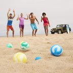 Franklin Sports Soft Bocce Set - 8 Soft Bocce Balls And 1 Pallino - Perfect For Beach, Backyard Or Outdoor Party Game - Family S