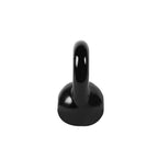 Cap Barbell Black Enamel Coated Cast Iron Kettlebell, 10 Lb