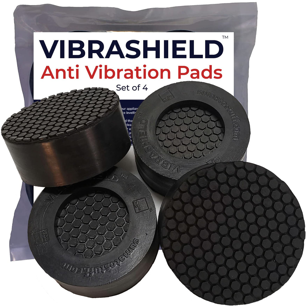 Anti Vibration Pads For Washing Machine Whexagrip - Stops Washer Dryer Noise Moving Shaking Walking Skidding - Appliance Anti Vi