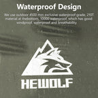 Hewolf 2/3/4 Person Camping Tent - Instant Pop Up Waterproof 2 Doors Tent With Easy Setup | 3-Season Hexagonal Dome Design For F