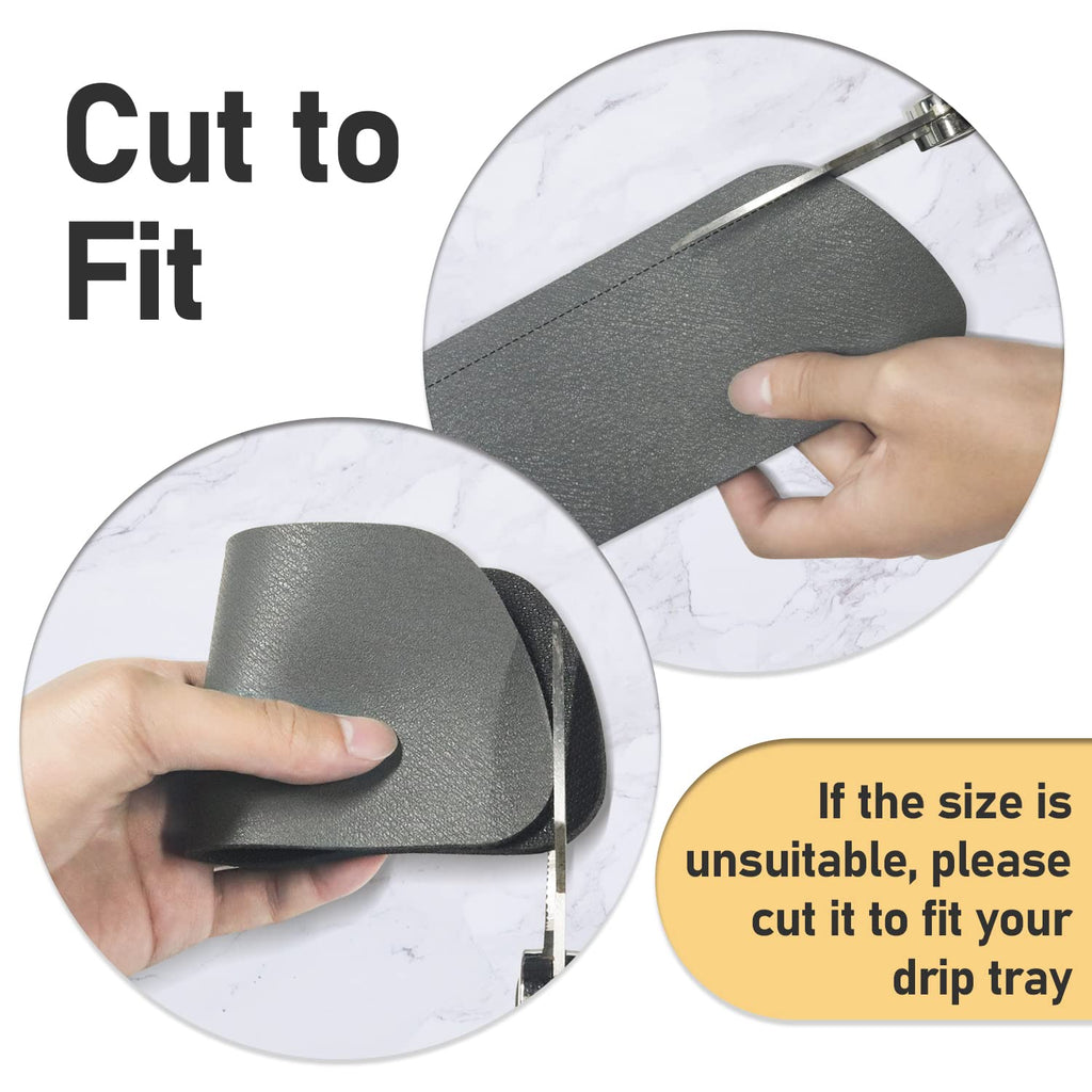 Refrigerator Drip Tray 2 Pack: Refrigerator Drip Catcher For Fridge Water Dispenser, Super Absorbent Diatomite Fridge Water Drip