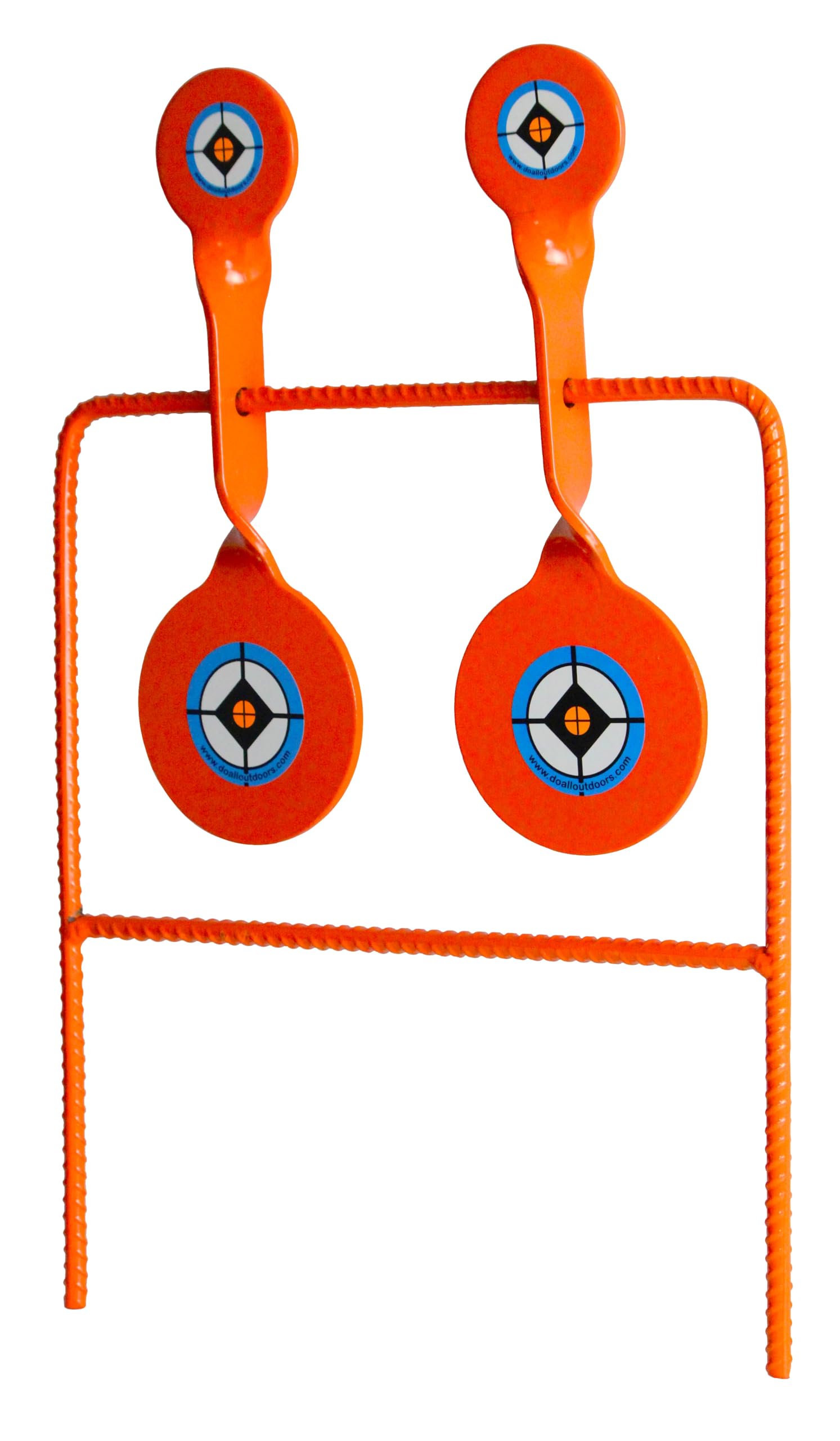 Do All Outdoors Rebar Double Spinner Steel Shooting Target For .22 Caliber