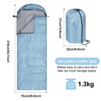 Tudomro 2 Pcs Camping Sleeping Bag For Adults, Lightweight Packable Waterproof Camping Gear Equipment To Keep Warm For Spring Su