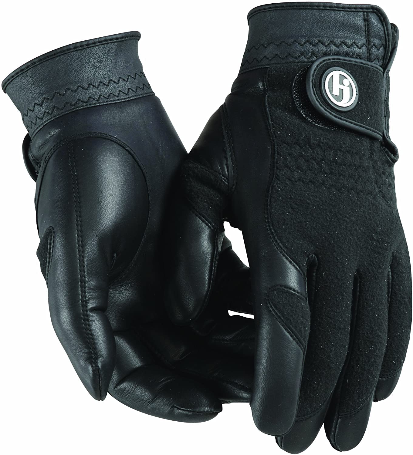 Hj Glove Men'S Black Winter Performance Golf Glove, X-Large, Pair