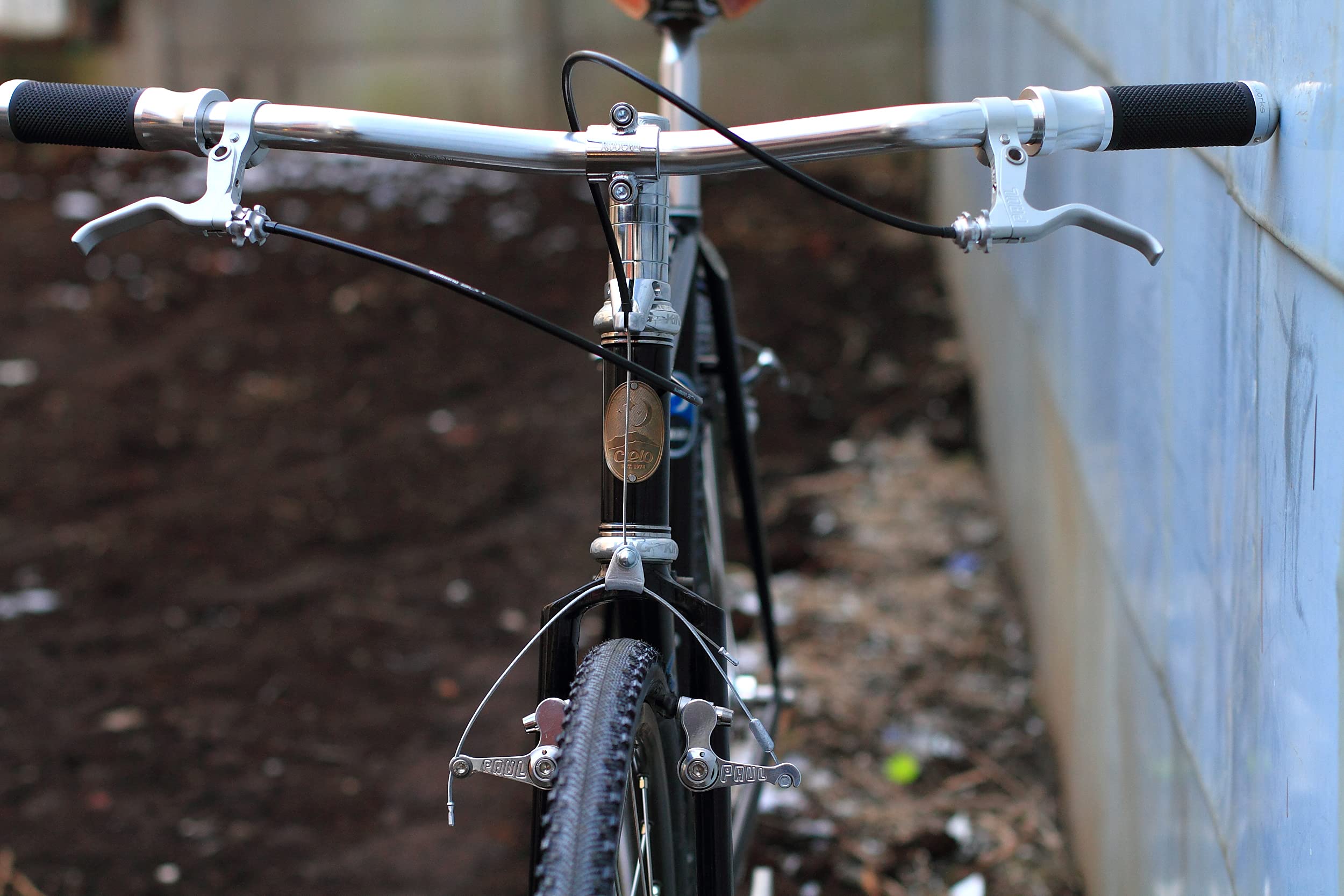 Portland Design Works  Speed Metal Grips, Bicycle Handlebar Grips, Silver