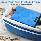 Outxe Ice Packs For Coolers - 5 Large- 10 X 13 Inch, Space Saving - Reusable, Long Lasting, Cold Freezer Packs For Coolers&Totes